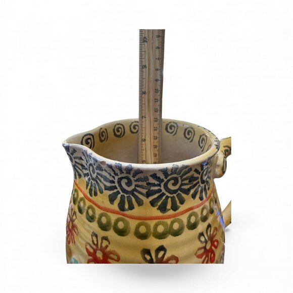 Modigliani VINTAGE Hand Painted Festa Pitcher with Cat Design - Picture 4 of 10